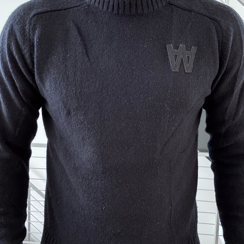Wood Wood Black Turtleneck Sweater